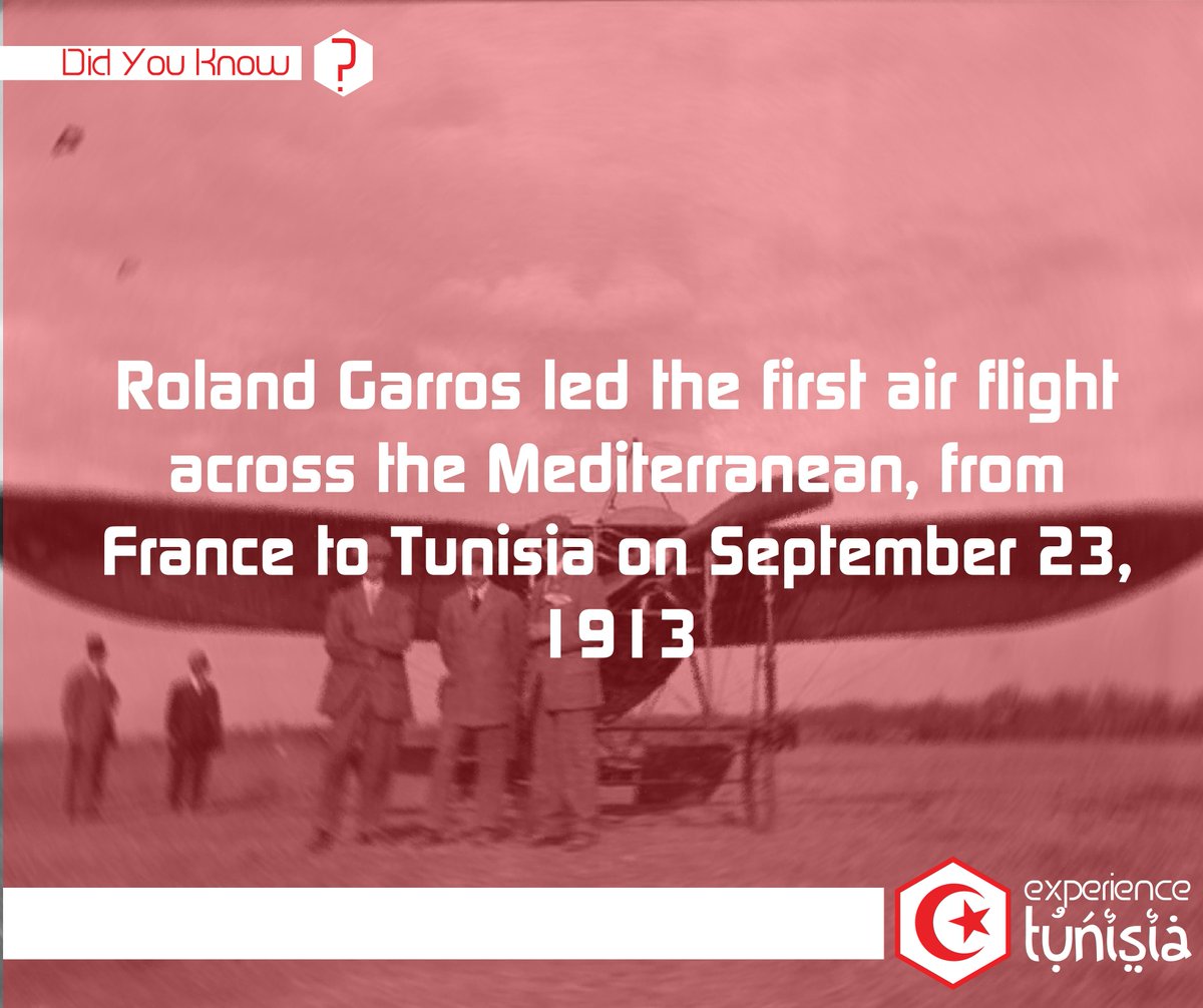 Experience_TN's tweet photo. Did you know? More #Facts about #Tunisia at http://t.co/EtxihwoC43
#RolandGarros http://t.co/3fIE9o64TZ