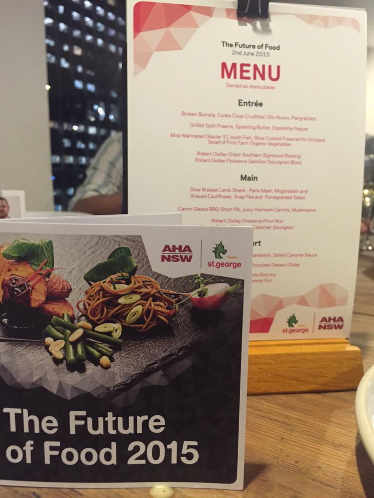 TheDuckInnPub's tweet photo. The future of food 2015 by @StGeorgeBank #delicious #ahansw http://t.co/oK3br4nlJK