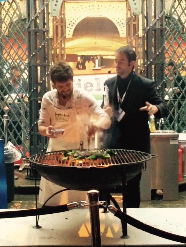 craigsprice's tweet photo. Great fun today at the @TasteofLondon @TobaccoDockLon with @TomsFeast #TasteWinter http://t.co/SBkosjNTXN