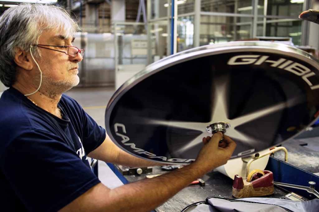 rouleur's tweet photo. Most read on Rouleur.cc in May | Meet Campagnolo's master of the disc wheel, Mr Ghibli http://t.co/DlgA5jr75R http://t.co/eqJLlAwUmh
