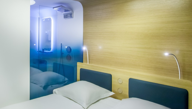 The modern #hotel with space-age decor! Discover the top hotels in #Paris under $200! #travel bit.ly/HOTELGUIDEPARIS