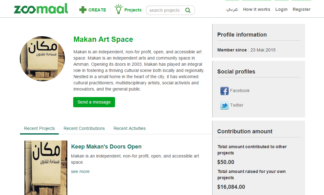 LHaddadin's tweet photo. We need your support. Keep @MakanHouse 's Doors Open http://t.co/dmiMojT6zG #SupportArabCreativity #Jordan #SupportJO http://t.co/i0VisJnHWq