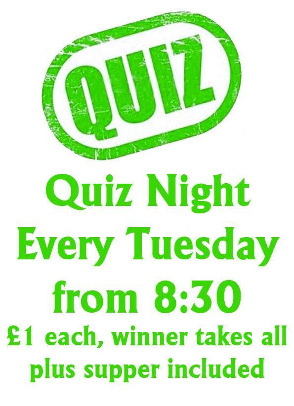 JUNCTIONGOLCAR's tweet photo. #QuizNight tonight from 8:30, £1 each, winner takes all plus #supper included... See you there #Golcar #Huddersfield http://t.co/pzofrX5D7H