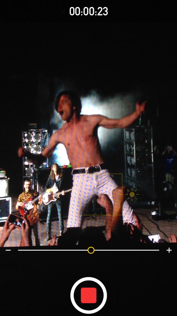 Leezipop88100's tweet photo. Matt Shultz from @CageTheElephant  crowd surfed from bottom to top of the amphitheater tonight at #RedRocksCO ! 😍😘💕 http://t.co/WBVr3KiAnS