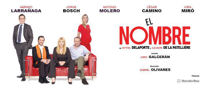 EL NOMBRE
Hoy 2 de Junio 21H
Mañana 3 de Junio 19:30H y 22:30H
TEATRO ISABEL LA CATOLICA
Venta en Taquilla del Teatro