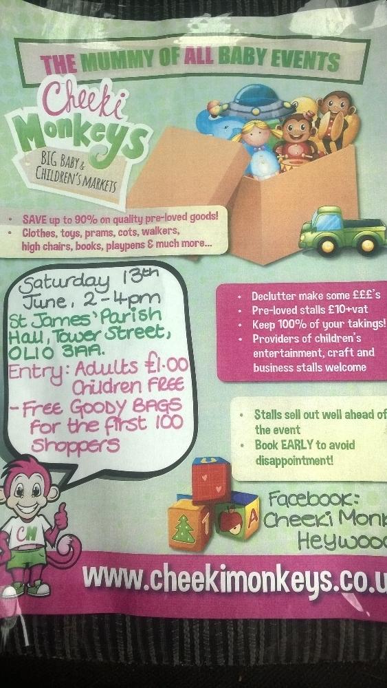 HeywoodCheeki's tweet photo. #Heywood keep an eye out for these going up around town. 1st to spot one and tweet a pic wins Free Entry. #CheekiComp http://t.co/KhWOvWiwWp