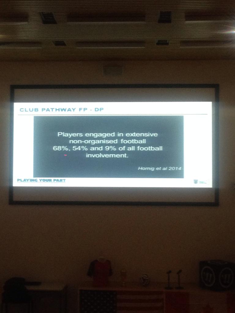 LLSonline's tweet photo. Thoughts on the balance between game and training time, small sided games and 11v11 #football #LLSconference #LLSQ&A http://t.co/h3gij3wb8j