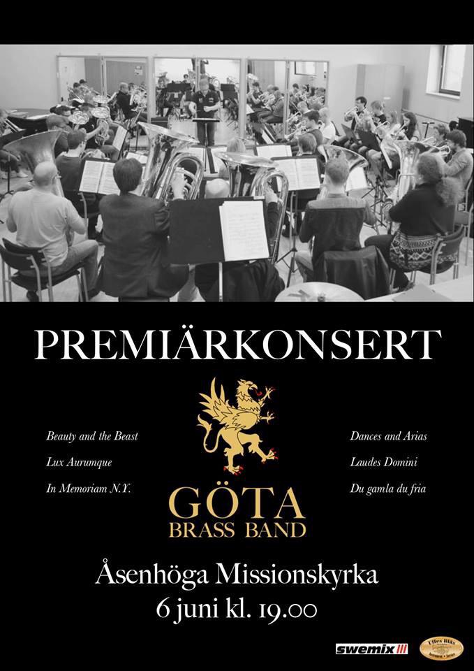 Fyra dagar kvar till vår premiärkonsert! Mycket bra musik kommer att framföras, bl.a. två helt nyskriva stycken!