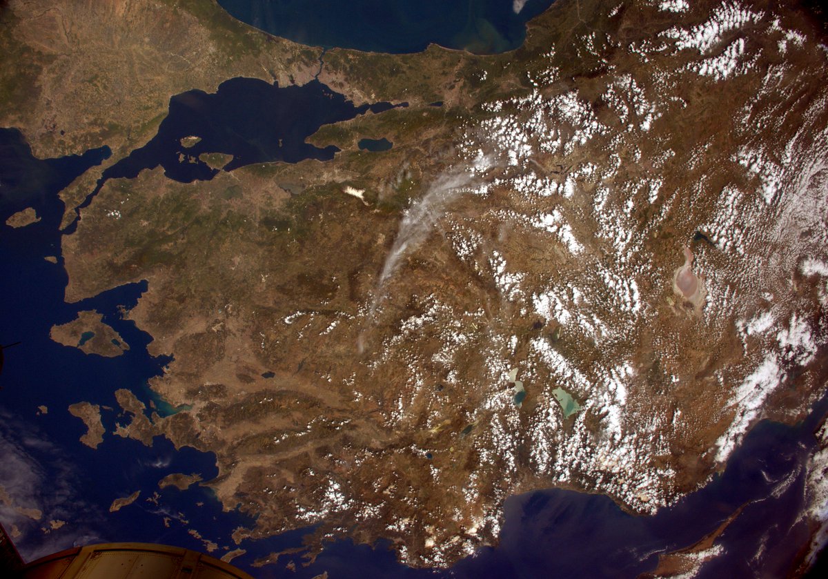 Hallo #Turkey! A beautiful pass over the Western part of the country.