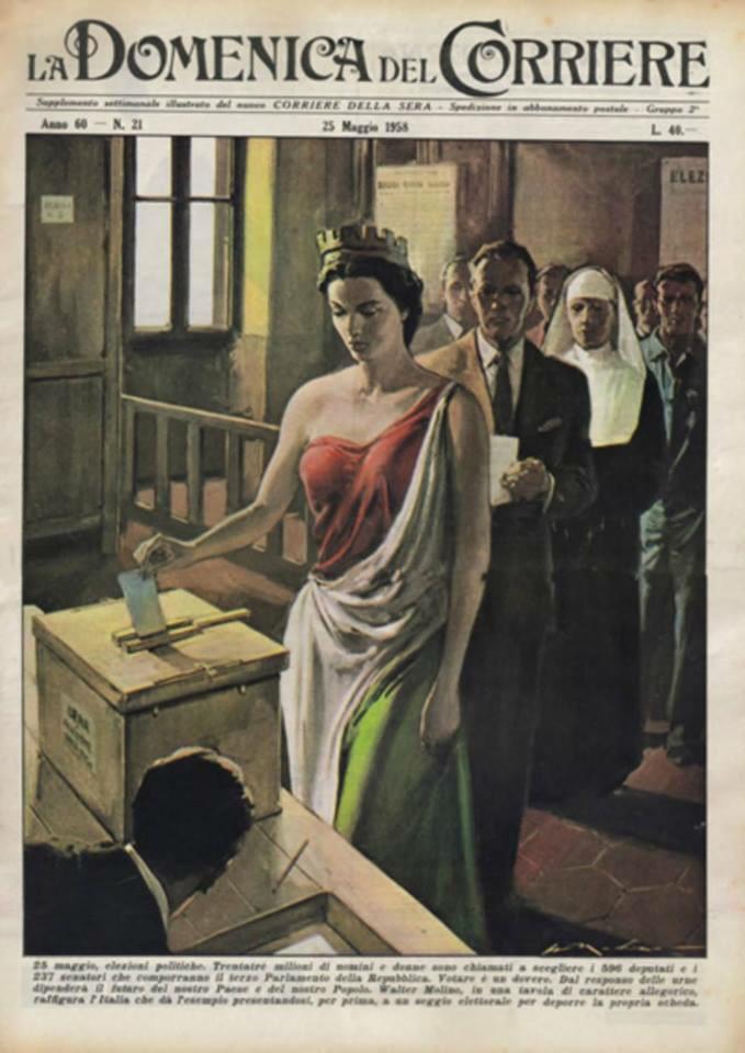 _LaLingua_'s tweet photo. Che bella signora che eri! #Italia #2giugno #2giugno1946 http://t.co/A7rcOMsm0B