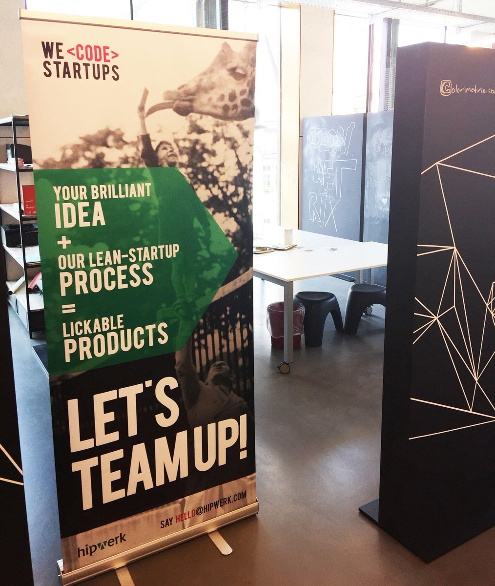 hipwerk's tweet photo. The lickable products just moved into our new home in München! Thanks @WayraDE for having us
#lean #startup http://t.co/SL30D9GlWk