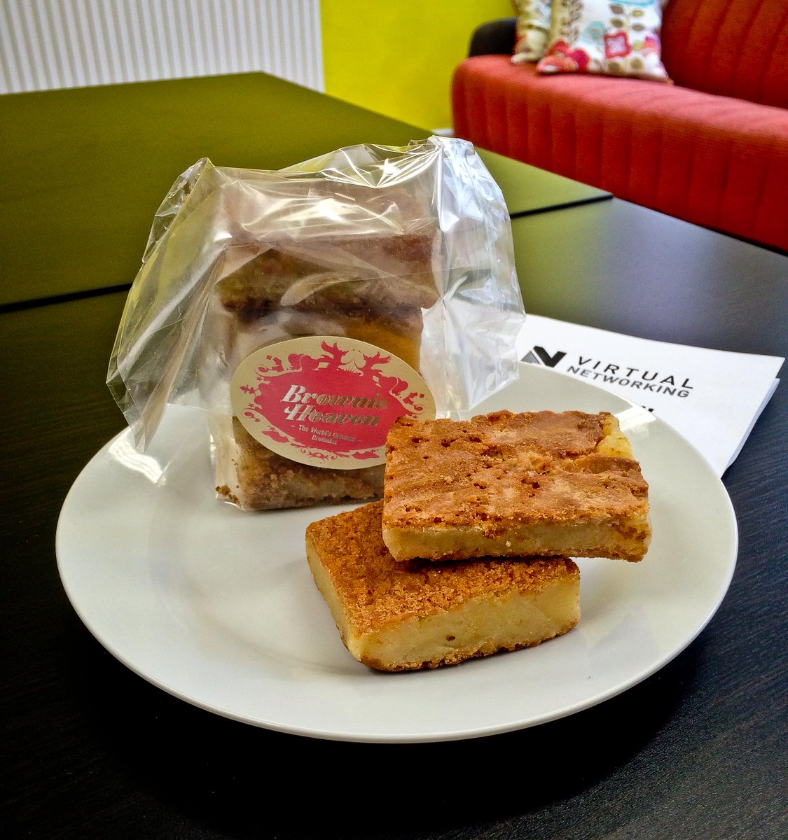 NowThenDesign's tweet photo. @Virtual_Net not only excellent I.T. support services, but incredible taste in brownies too! @brownieheaven http://t.co/EvzbnjbIiw