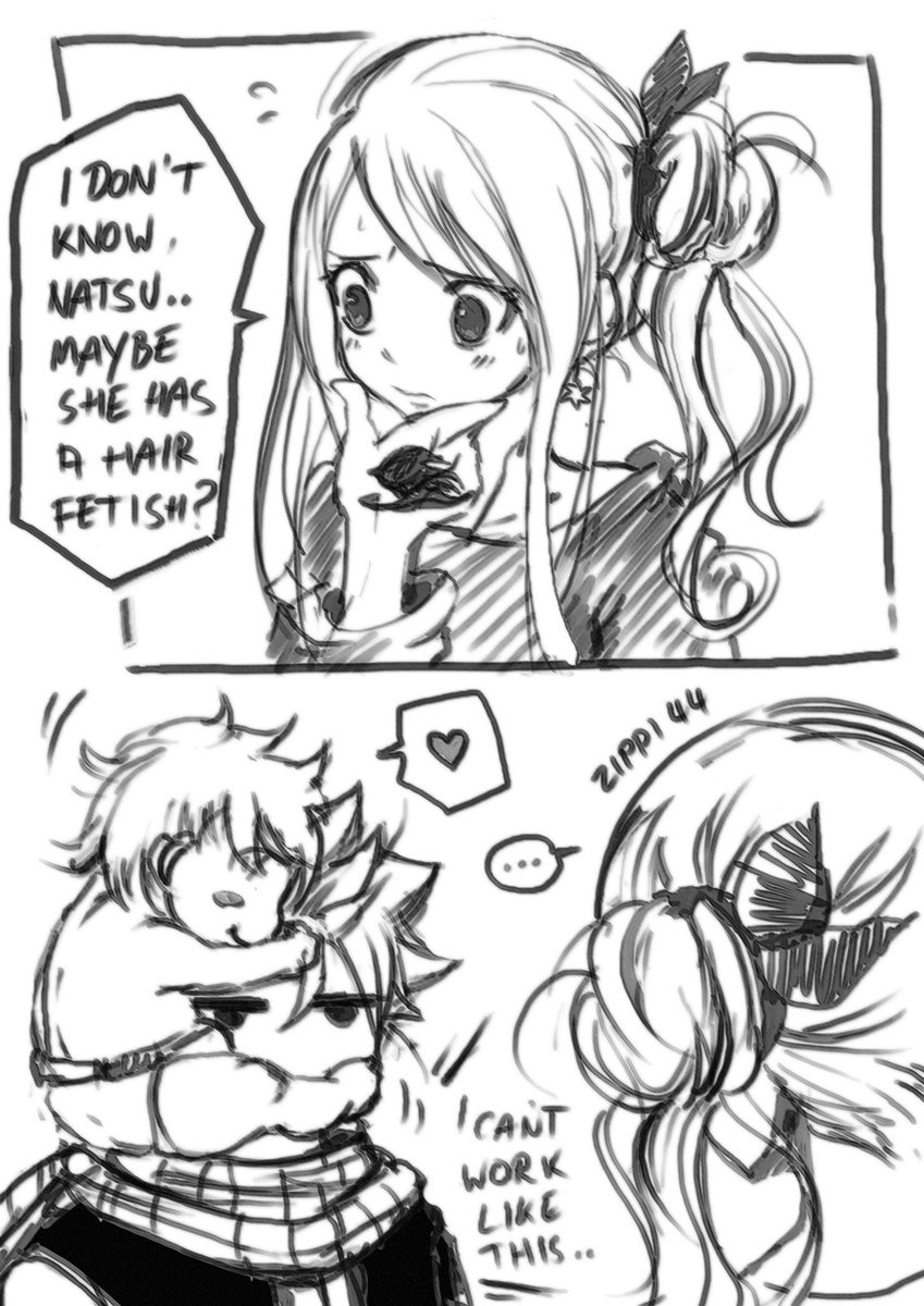 Natsu and Lucy with their future child\, image size:849x1200