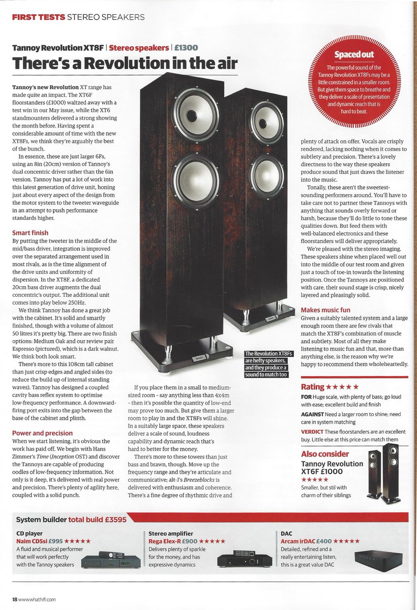 tannoy revolution xt8f review
