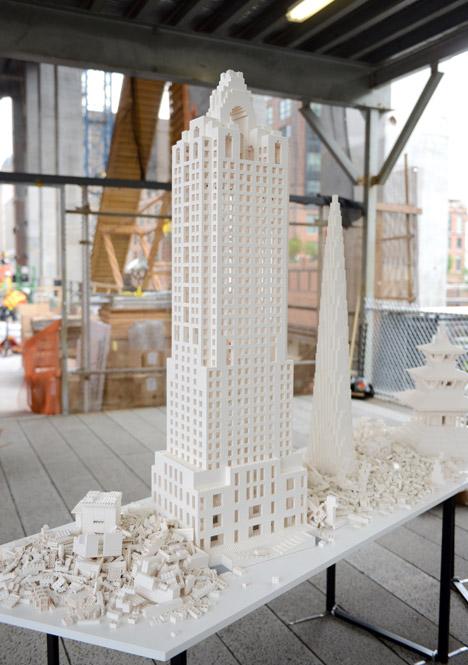 SustainableTall's tweet photo. Big kids at heart! Architects create #Lego buildings for Manhattan exhibition via @dezeen http://t.co/UePPWfYzGQ http://t.co/bjdaPcqqBO