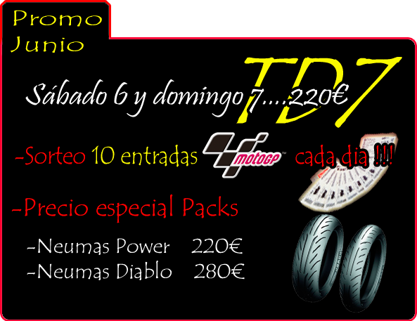 motozk's tweet photo. Fin de semana ONROAD
Sábado 6: TD7 y BASIC (COMPLETO)
Domingo 7: TD7 (plazas) sorteo 10 entradas para MOTOP c/dia !! http://t.co/3NwHF4syZD