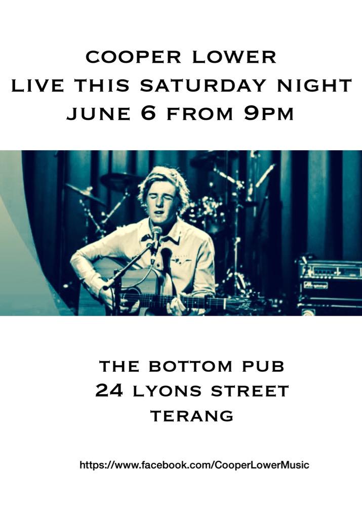 BowmansHotel's tweet photo. Great tunes this Saturday night from young gun Cooper Lower! Cider special #$4pots #$7pints http://t.co/KrtZlsn7yQ