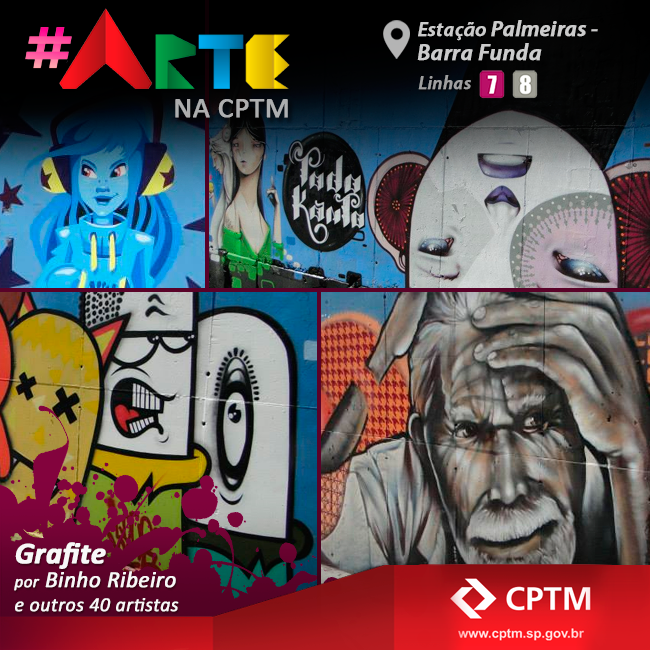 CPTM_oficial's tweet photo. #Arte http://t.co/PMLmXekMkC