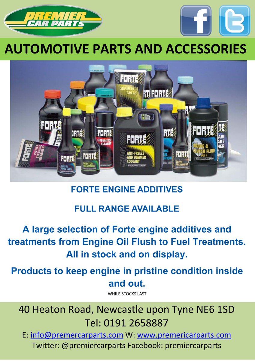 We are one of #northeast only #Forte suppliers #EngineAdditives #EngineOil #FuelTreatment #cars #carparts #motorhappy