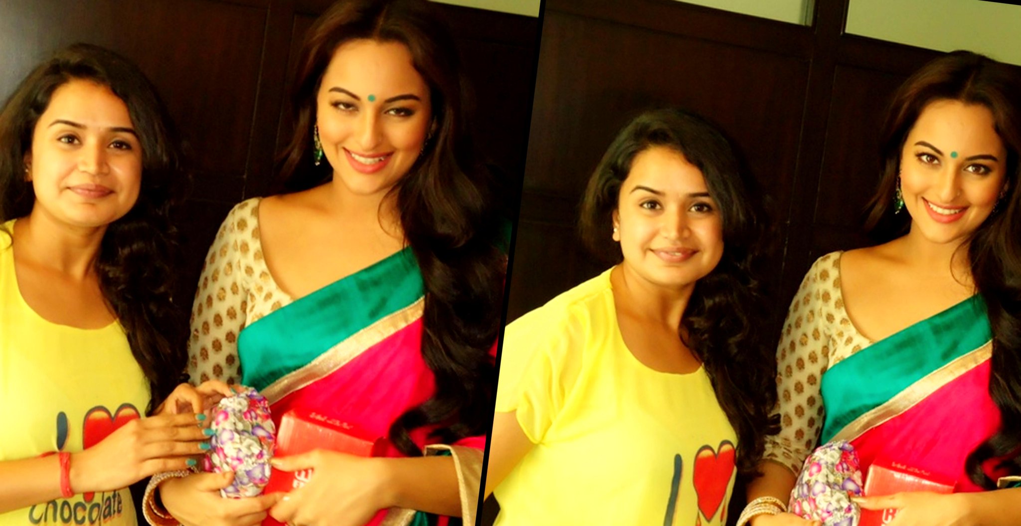 Hum Dono ke long hair the tab ka fotu :P 
she is d actress who doesn\t need makeup, Happy Birthday Sonakshi Sinha :) 