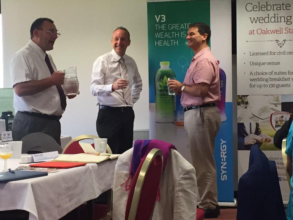 OakwellEvents's tweet image. We've had the pleasure of hosting @4NBarnsley this morning &amp;amp; loved the interactive #4sight from Neil #BarnsleyisBrill