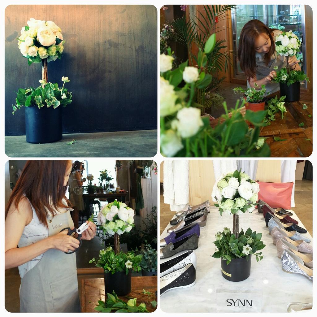 처음만들어본 토피어리 ^^ #synn 팝업스토어에 선물~ 잘어울리네 ㅎㅎ