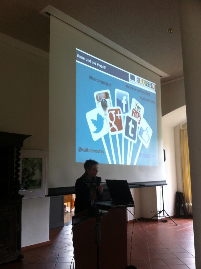 HECTOR_proj's tweet photo. Share your experience during the #summerseminar2015 #culturalroutes #hectorproject !!! http://t.co/essyNWqJFL