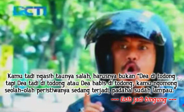 AzRaxal's tweet photo. @dodisanjaya Yang bingung pasti bukan guru Bahasa Indonesia, tapi siswanya. Ceu Esih aja bingung. http://t.co/BiiXxfiaCW