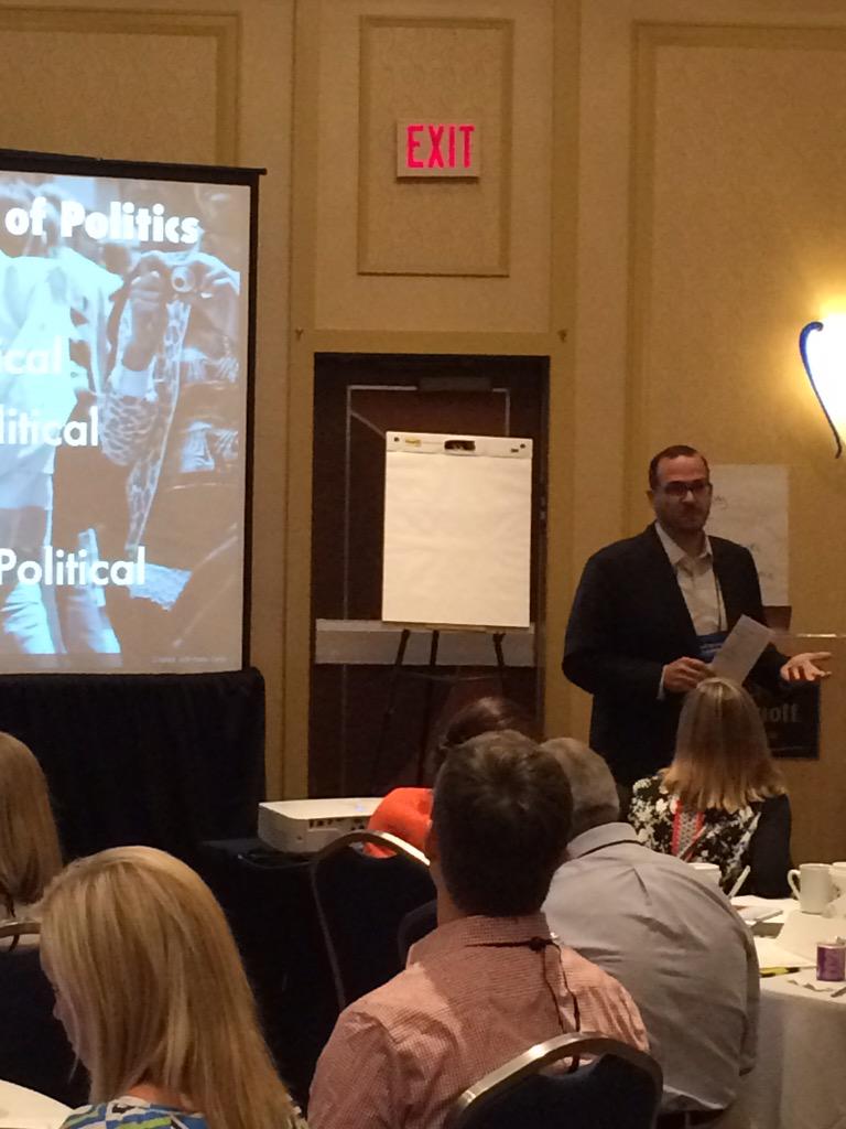 ccruzvergara's tweet image. .@jtestanicareers talking about how to manage politics #elev8cs #innov8