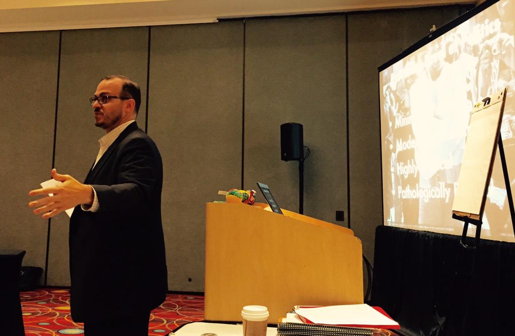 faroukdey's tweet image. &quot;Like dealing with my son, a mental terrorist&quot; @jtestanicareers about dealing with campus politics #NACE15 #elev8cs