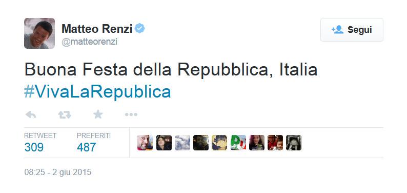 GhitaIacono's tweet photo. "Dopo aver cambiato l'inno, il #somaro2.0 continua con la sua "cultura umanista"
#BonusB
#FestadellaRepubblica http://t.co/w3TJCBK38B