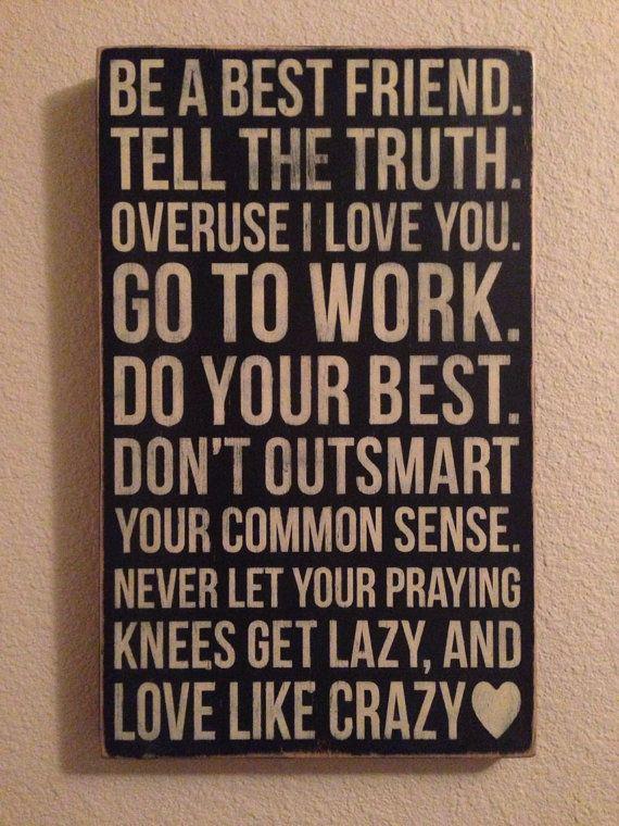 #Friendship #Quotes Distressed Wood Sign Love Like Crazy Lee Brice by aubreyheath, $28.00