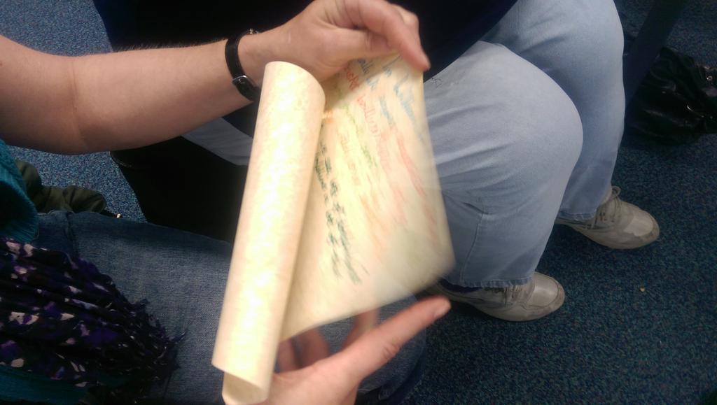 Reading messages in bottles all the way from <a href="/repcromarty/">RepresentingCromarty</a> in Scotland! <a href="/ahrcconnect/">AHRC Connect</a> connecting communities in action!