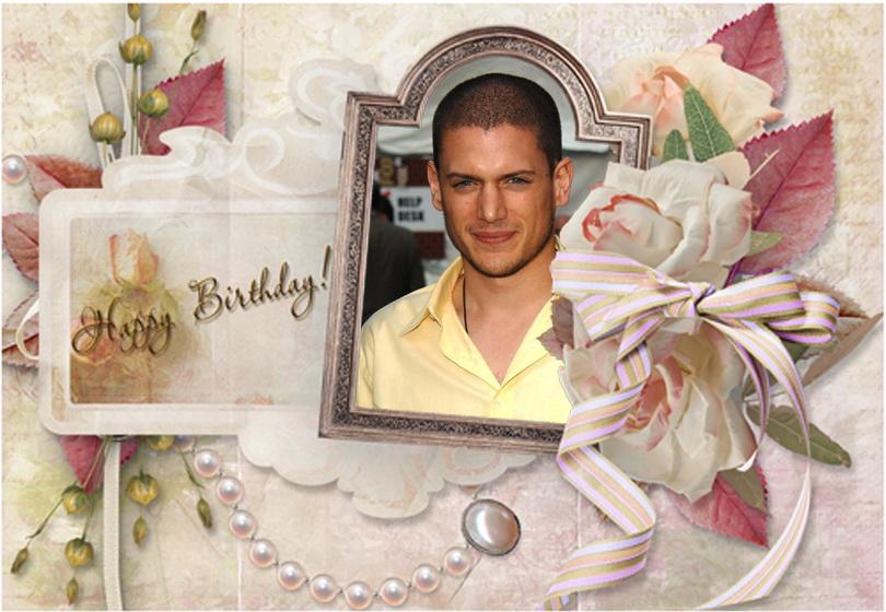 Happy Birthday Wentworth Miller! I wish you good health, great happiness, boundless inspiration and cool new projects 