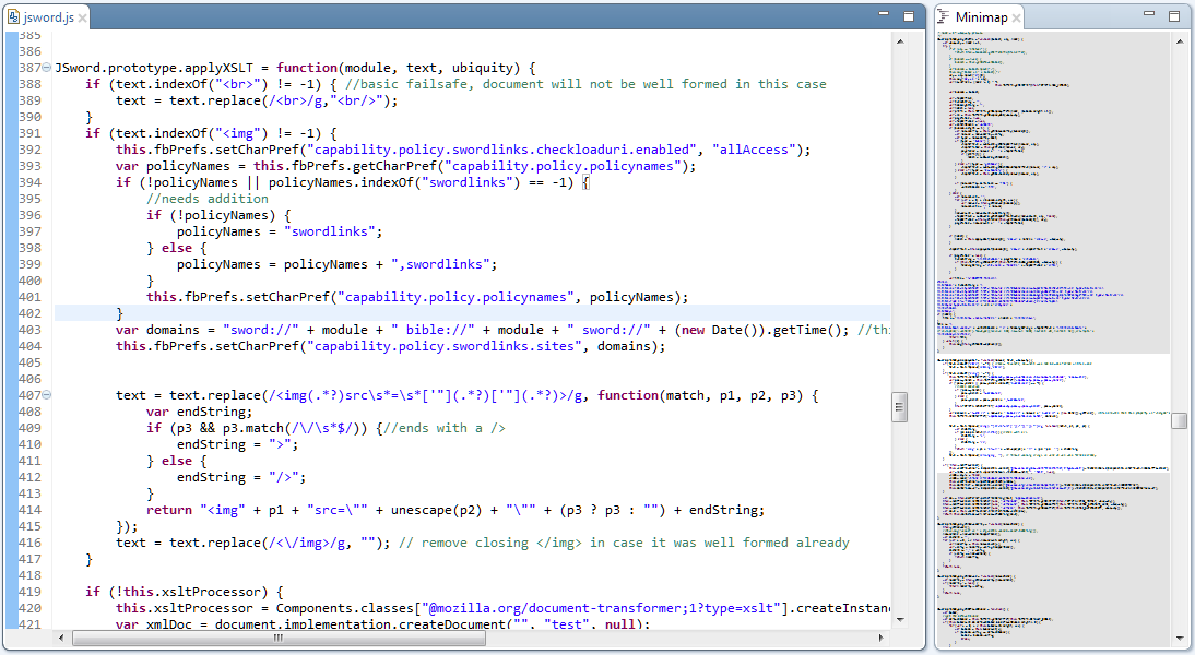 MyEclipseIDE's tweet image. A4. Glad you asked; with Minimap in @MyEclipseIDE,it&apos;s much easier to navigate thru large source files #genuitecchat
