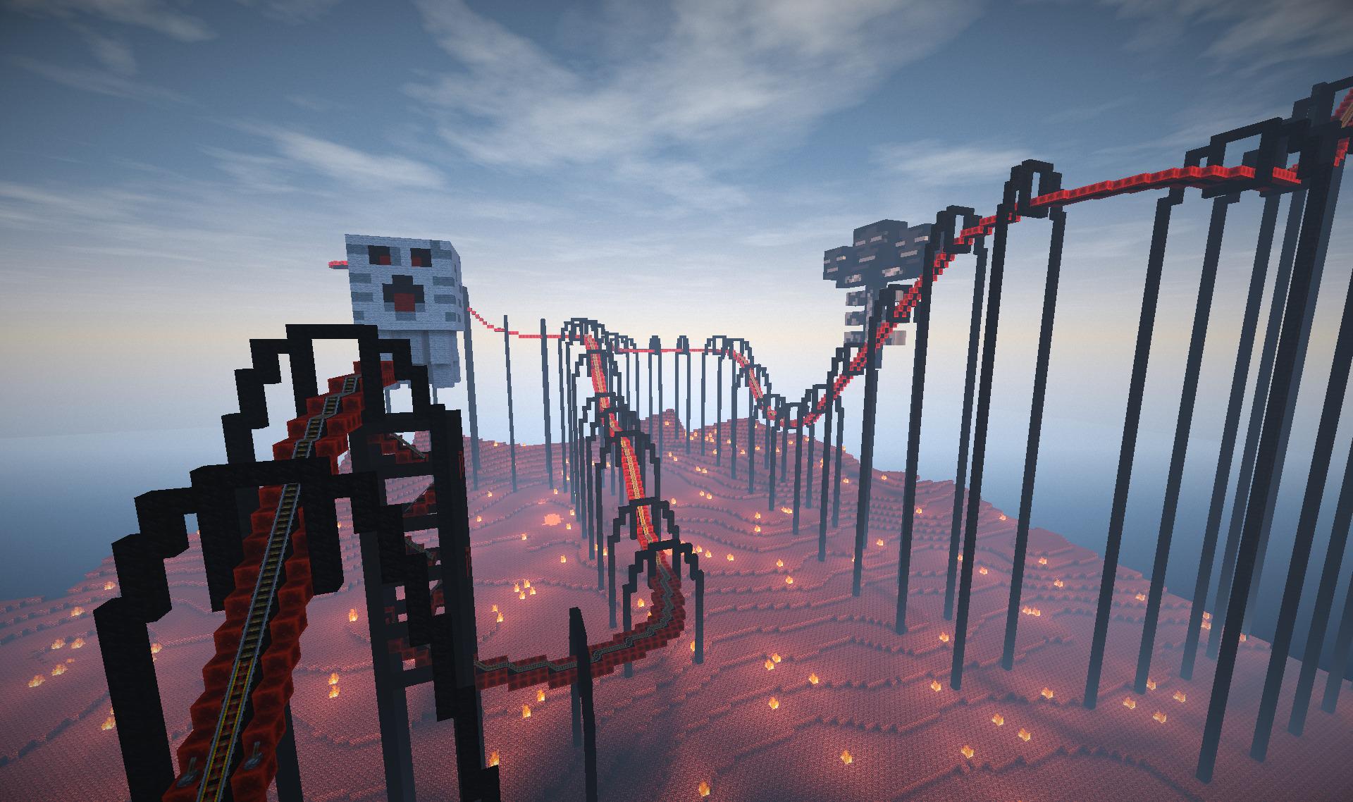 Biggest Minecraft Rollercoaster
