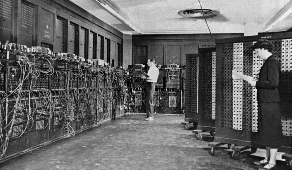 COIT_AEIT's tweet photo. ENIAC, el primer ordenador de la historia completamente digital  http://t.co/PkEc0HvJs9 http://t.co/TE74lGvsEd