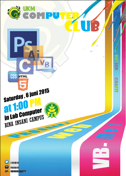 ComputerClubCC's tweet image. haiiiii infoo untuk semua anak kampus bina insani