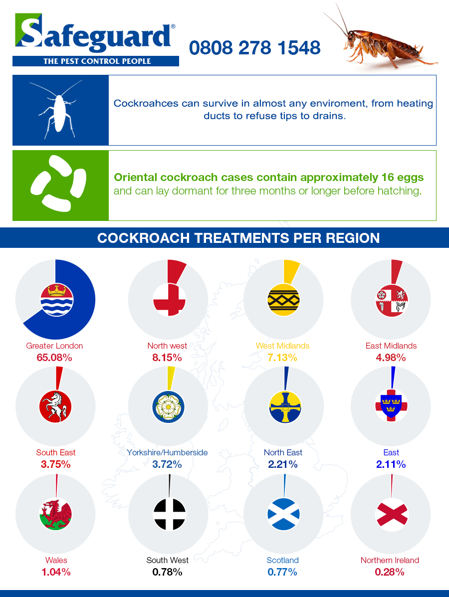 Did you know there are more cockroach treatments in London than the rest of the UK combined? safeguardpestcontrol.co.uk/cockroaches-ho…
