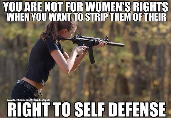 I'm for a woman's right to choose... 9mm or .38 and she can wear whatever color she chooses. #2A #WearingOrange