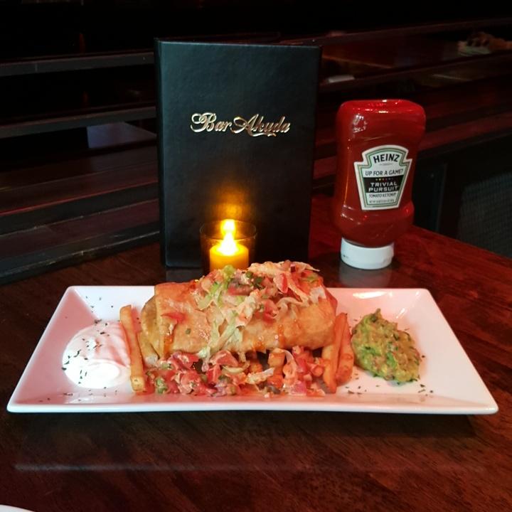Chicken Chimichanga is our #LunchSpecialOfTheDay for only $5.95 til 4pm! #CheapEats #LESbars #LESSportsBar