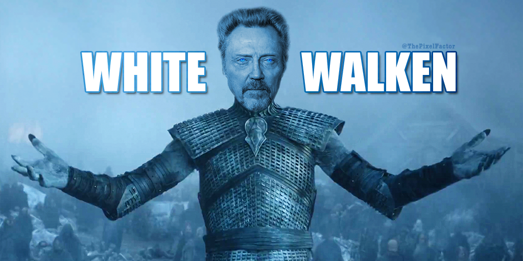ThePixelFactor's tweet image. I brought cottage cheese... for EVERYone. Everyone's dead? WOW. Let's go fishing! #GameOfThrones #ChristopherWalken