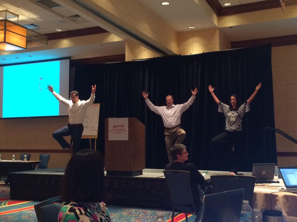 jencadeheath's tweet photo. #auditu....yoga at Audit U!! Go Adam! http://t.co/bvqJxpRokP