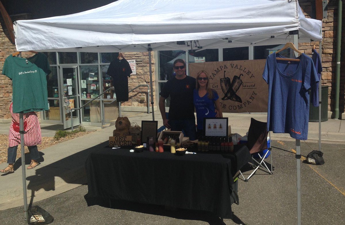 Finally a beautiful day for the farmers market! Come hangout if you're in the evergreen area.