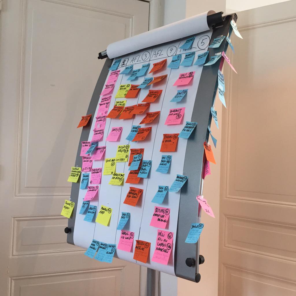 The difference between making a TVC and a web series? For TVC you only need 1 post-it @Wenneker_be <a href="/DDBBrussels/">DDB Brussels</a>