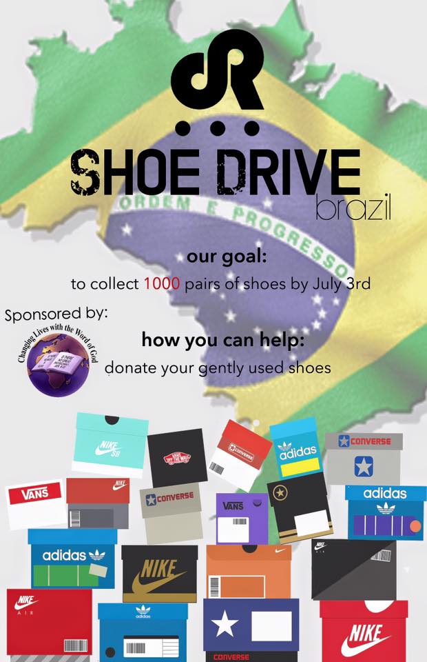 ElenaMRobertson's tweet image. SHOE DRIVE: Support our #Brazil2015 mission team &amp;amp; donate new/gently used shoes. Collection boxes at #MtGileadFGIM