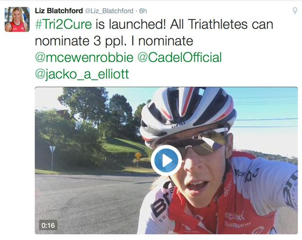 slowtwitch's tweet photo. The #Tri2Cure Challenge is on and you better get involved http://t.co/zmLWf6lJPV #triathlon #cancer #running http://t.co/DFOi4Zqigq