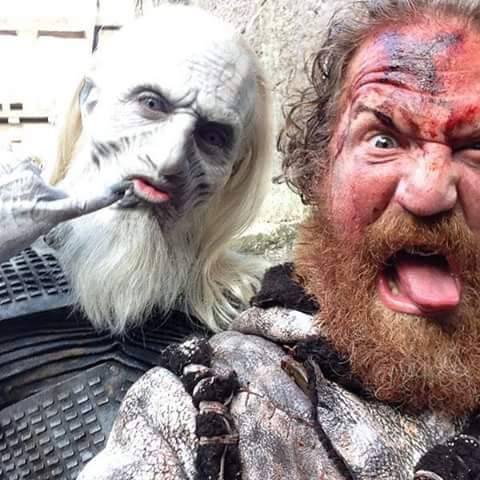 But first, let's take a selfie. #GameOfThrones