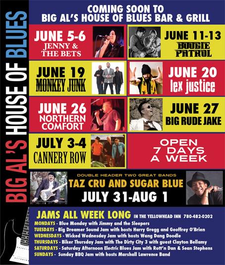 We have a lot of great talent coming to <a href="/HouseofBluesYEG/">Big Al's Edmonton</a> this month! #yeg
