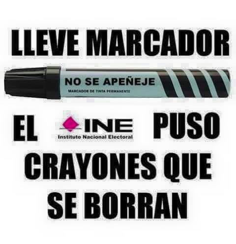 NaolincoMx's tweet photo. #Xalapa #Veracruz #Mexico 

No te apendejes, lleva tu propio marcador y #NiRojosNiVerdes 

#HazloPorMexico http://t.co/PY9iqXilNN